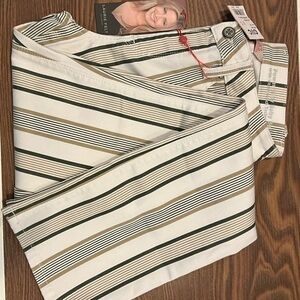 Laurie Felt Power Silky‎ Denim Striped Baby Bell Pull-On Jeans